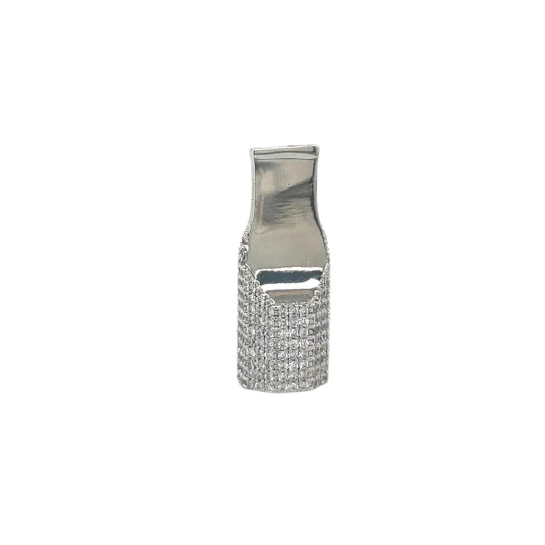 CUSTOM MADE STERLING SILVER MOISSANITE TIP FILTER