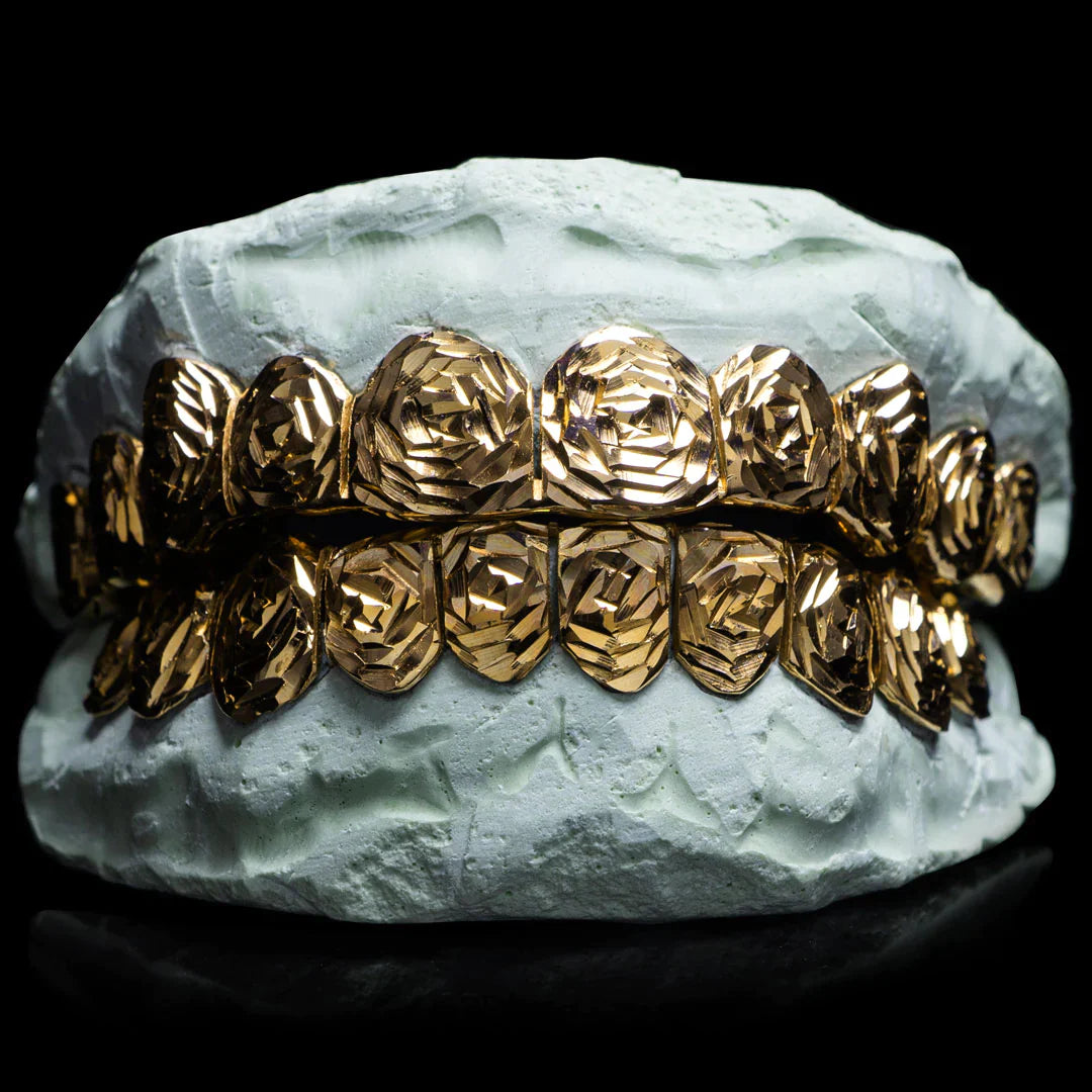 Diamond cut 2025 bottom grillz